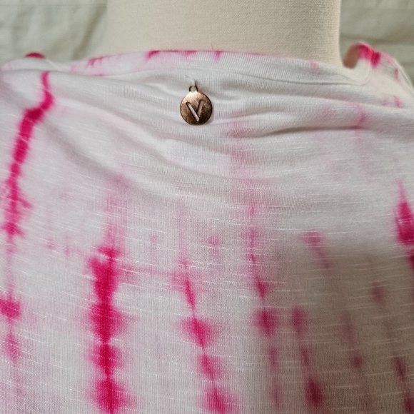 Livi Active Lane Bryant Women's Size 14/16 PinkTye Dye Maxi Dress EUC - Picture 3 of 12